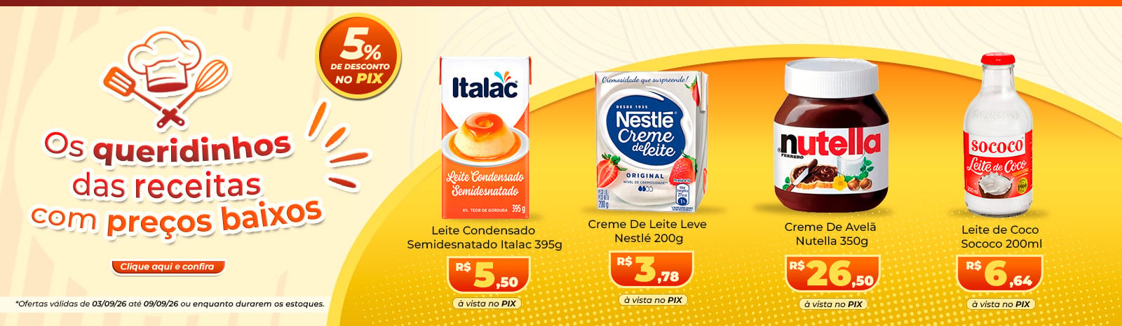 Os Queridinhos Das Receitas Com Preços Baixos